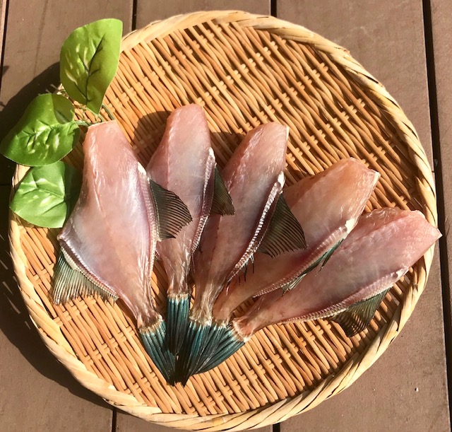 おまたせしました！！人気№1！　かわはぎ干物(うまづらはぎ）　5枚セット